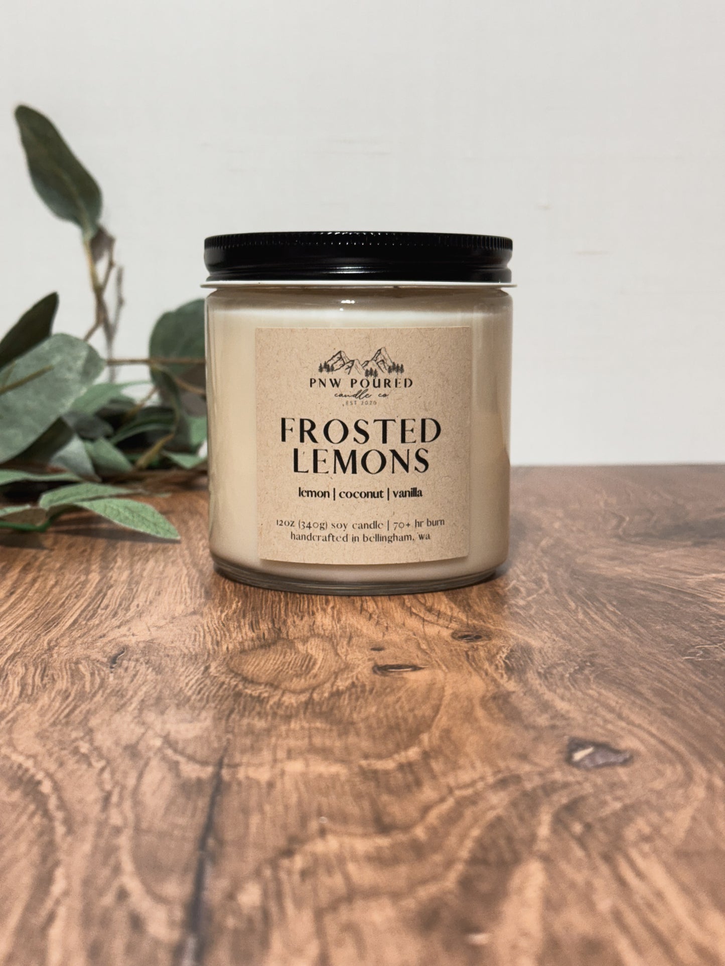 Frosted Lemons | 12oz Soy Candle