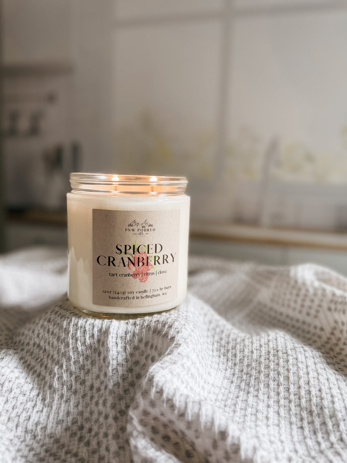Spiced Cranberry | 12oz Soy Candle