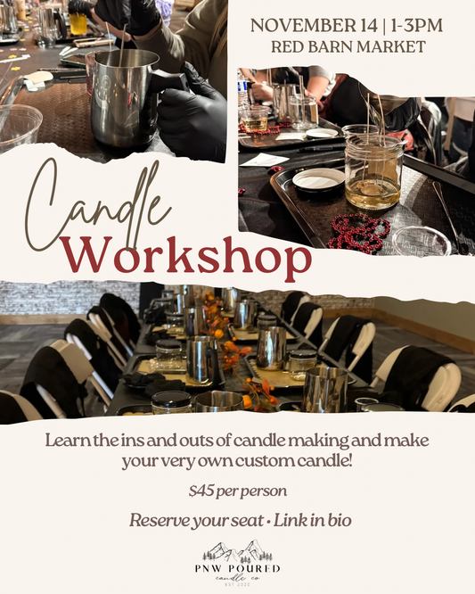 Holiday Candle Workshop at Red Barn