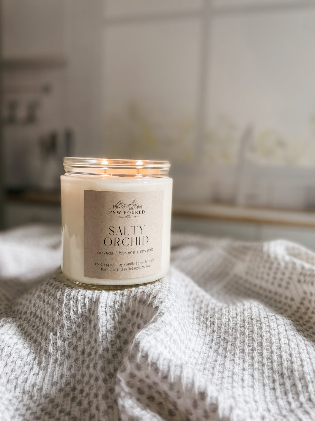 Salty Orchid | 12oz Soy Candle